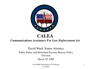 CALEA Communications Assistance For Law Enforcement Act