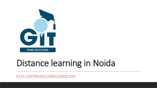 Distance Learning in Noida