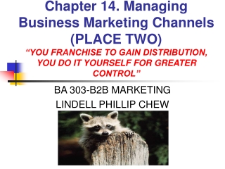 BA 303-B2B MARKETING LINDELL PHILLIP CHEW