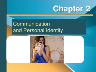 Communication  and Personal Identity