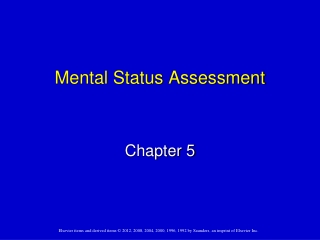 Mental Status Assessment