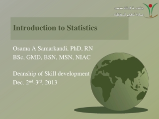 Introduction to Statistics