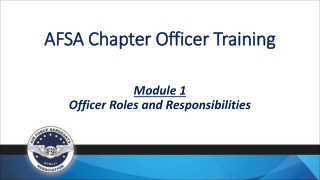 AFSA Chapter Officer Training