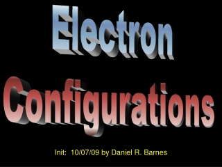 Electron Configurations