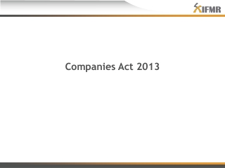 Companies Act 2013