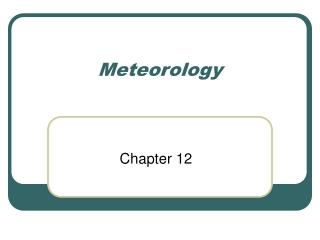 Meteorology