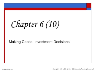 Making Capital Investment Decisions