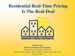 Residential Real-Time Pricing Is The Real-Deal