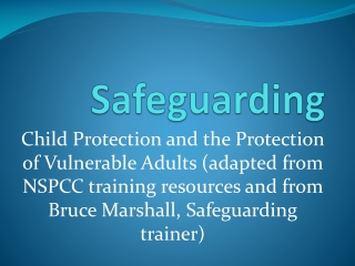 Safeguarding