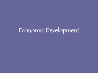 Economic Development