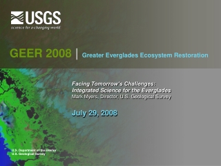 GEER 2008 |  Greater Everglades Ecosystem Restoration