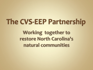The CVS-EEP Partnership