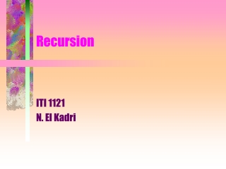 Recursion