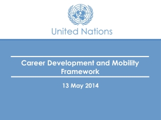 Career Development and Mobility Framework