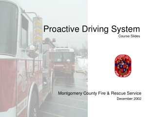 Proactive Driving System Course Slides