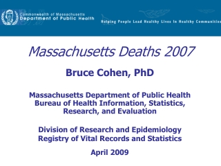 Massachusetts Deaths 2007