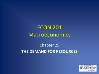 ECON 201 Macroeconomics