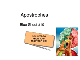 Apostrophes