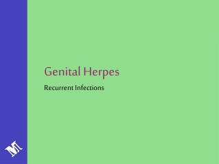 Genital Herpes Recurrent Infections