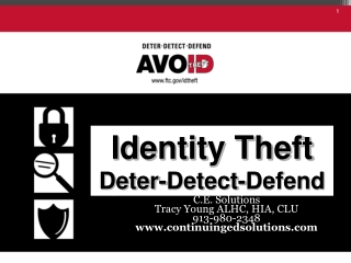 C.E. Solutions Tracy Young ALHC, HIA, CLU 913-980-2348 continuingedsolutions