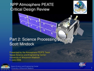 NPP Atmosphere PEATE Critical Design Review