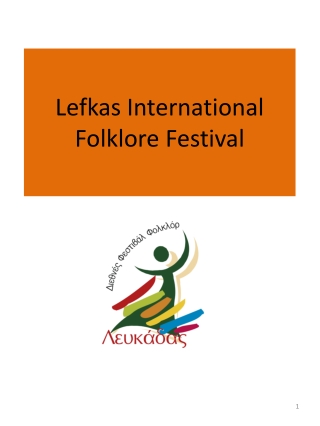 Lefkas International Folklore Festival