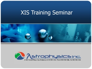 XIS Training Seminar