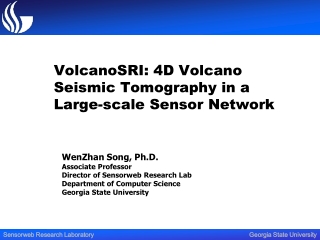 VolcanoSRI: 4D Volcano Seismic Tomography in a Large-scale Sensor Network