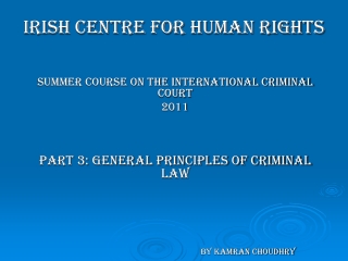 Irish Centre for Human Rights