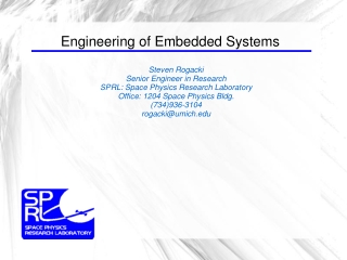 Engineering of Embedded Systems