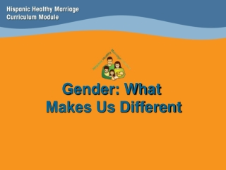 Gender: What  Makes Us Different