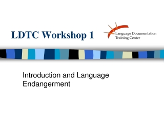 LDTC Workshop 1