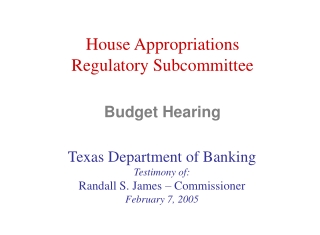 Budget Hearing