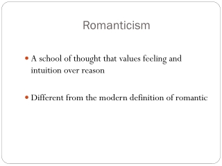 Romanticism