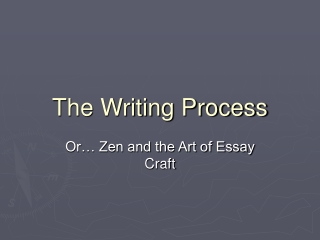 The Writing Process