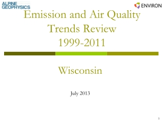 Emission and Air Quality Trends Review 1999-2011