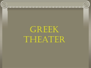 Greek Theater