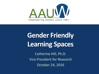 Gender Friendly  Learning Spaces