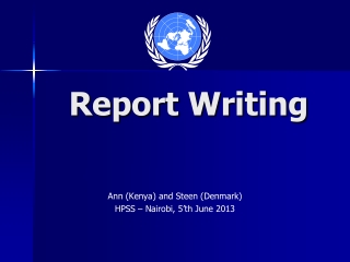 Report Writing