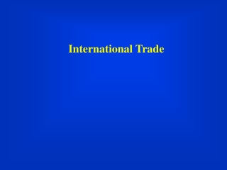 International Trade