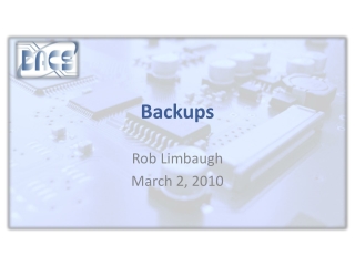 Backups