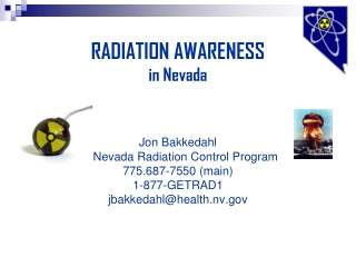 RADIATION AWARENESS in Nevada