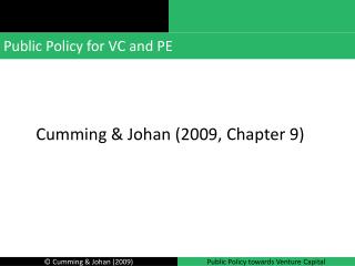 Public Policy for VC and PE