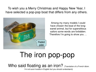 The iron pop-pop