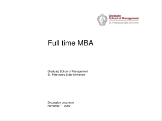 Full time MBA