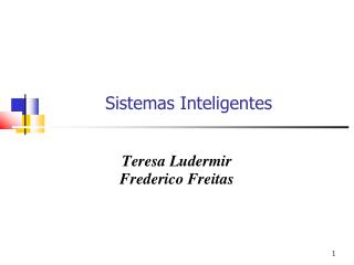 Sistemas Inteligentes