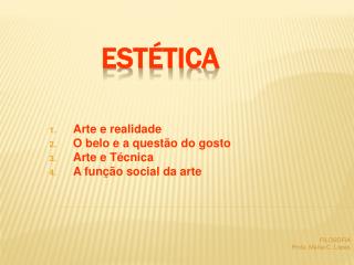 ESTÉTICA