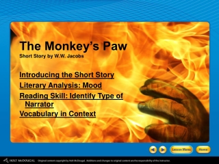 The Monkey’s Paw Short Story by W.W. Jacobs