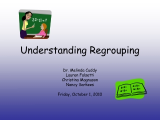 Understanding Regrouping