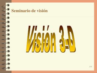 Seminario de visión